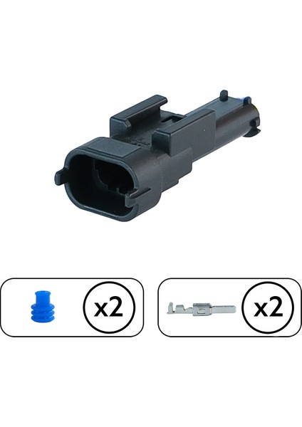 Enjektör Soketi Dişi 2 Pin Kablosuz fiyatları
