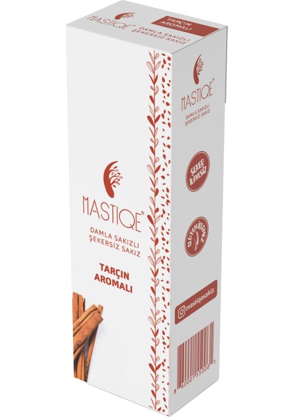 Damla Sakızlı Şekersiz Sakız 20 gr x 12 Adet Tarçın