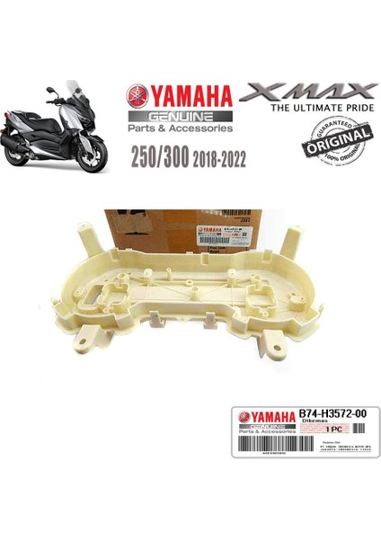 Xmax 250/300 2018-2022 Orijinal Kilometre Saat Alt Kapak