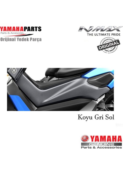 Nmax 125/155 2015-2020 Orijinal Depo Altı Sol Yan Kapak Koyu Gri Füme fiyatları
