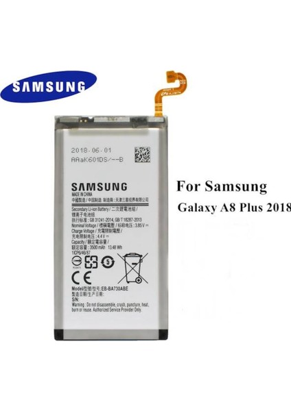Samsung Galaxy A8 Plus 2018 A730 Batarya Pil EB-BA730ABE