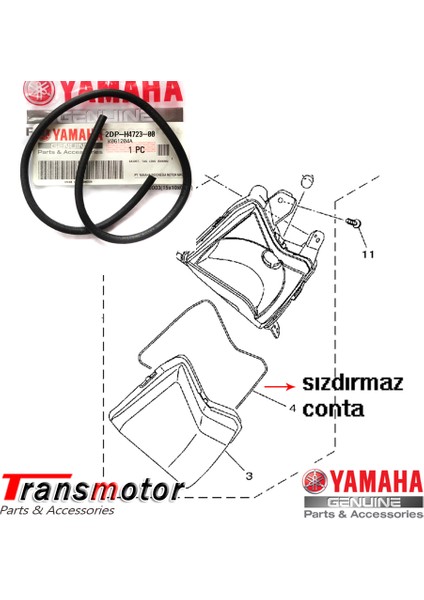Nmax 125/155 2015-2020 Orijinal Sinyal Cam Contası fiyatları