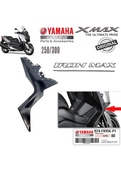 Ironmax 250/300 2018-2022 Orijinal Z Grenaj Sağ Ön Panel Parlak Siyah