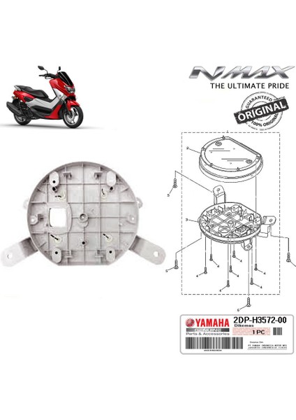 Nmax 125/155 2015-2020 Orijinal Kilometre Saat Alt Kapak