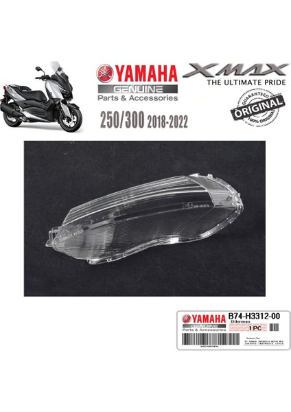 Xmax 250/300 2018-2022 Orijinal Sol Sinyal Camı