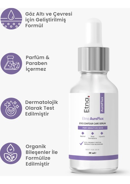 Auraflux Retinol Göz Altı Bakım Serumu 30 ml