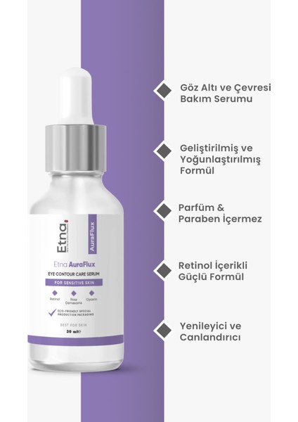 Auraflux Retinol Göz Altı Bakım Serumu 30 ml