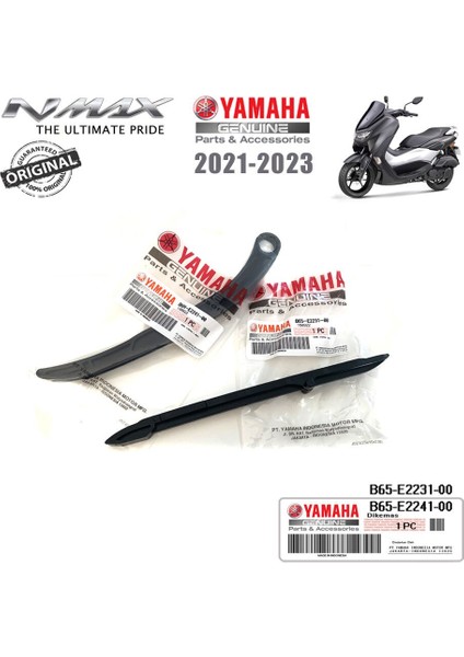 Nmax 125/155 2021-2024 Orijinal Eksantrik Kılavuz Gergi Palet Seti 2 Adet
