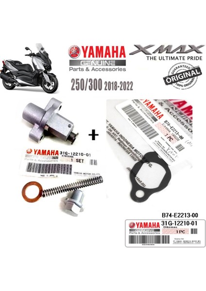 Xmax 250/300 2018-2022 Orijinal Zincir Gergi Tansiyoner ve Contası