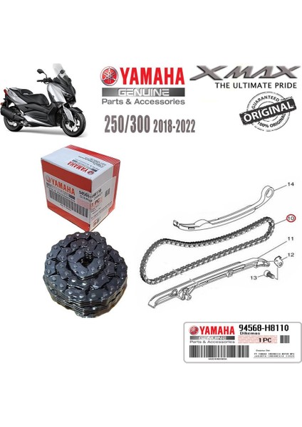 Xmax 250/300 2018-2022 Orijinal Eksantrik Zinciri