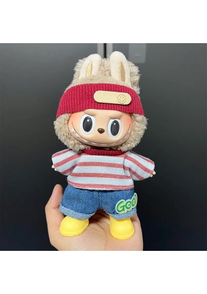 Mini Peluş Doll's Giyim Kıy Aksesuarları 17 cm Için Labubu V1 V2 Nadas Set Giyim Hediyesi: A1-429/BOYUT: Bebek Yok (Yurt Dışından)