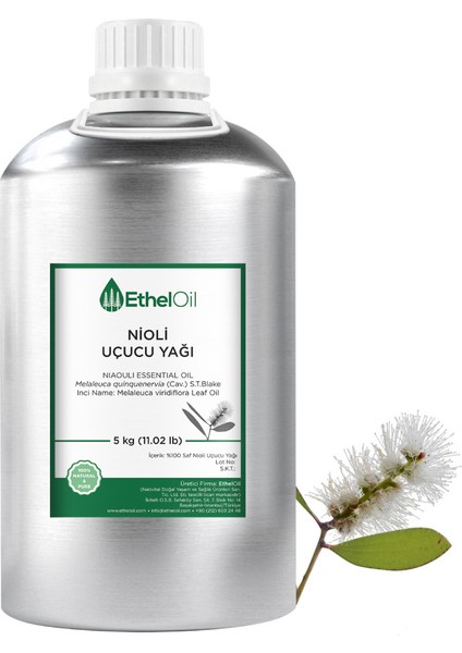 Nioli Uçucu Yağı - Etheloil – 5 kg - Saf ve Doğal Uçucu Yağ