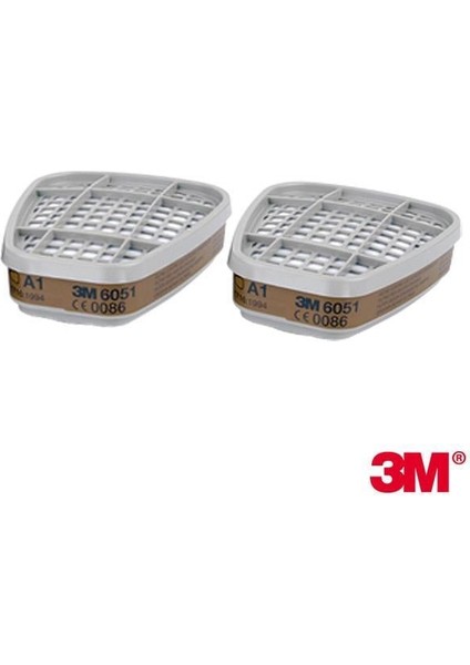 3m 6051 A1 Organik Gaz Buhar Filtresi