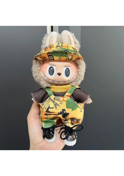 Mini Peluş Doll's Goods Ofsfit Accessories 17 cm Labubu V1 V2 Nadas Set Giyim Hediye Renk: A1-430/BOYUT: Bebek Yok (Yurt Dışından)