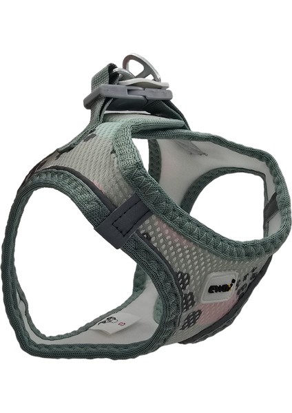 Air Mesh Puantiyeli Pati Desenli Göğüs Tasması Xl