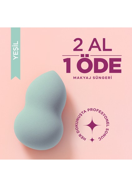 Ultra Soft Makyaj Süngeri Yeşil