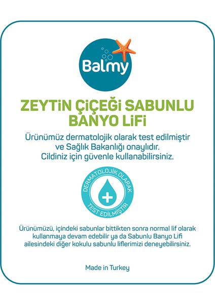 Zeytin Çiçeği Sabunlu Banyo Lifi fırsatları