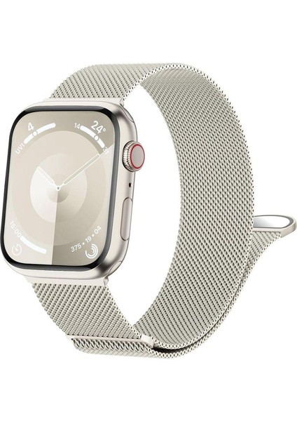 Apple Watch 7 8 41MM Kordon Milano Loop Metal Kordon