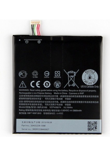 Htc Desire 830 / E9 / E9+ Pil Batarya B0PJX100 ve Tamir Seti