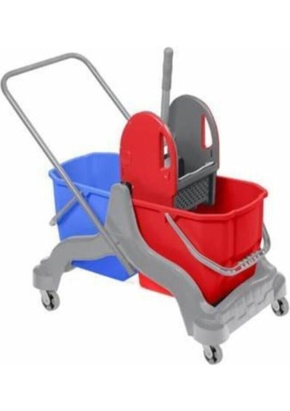 Çift Kovalı Paspas Arabası