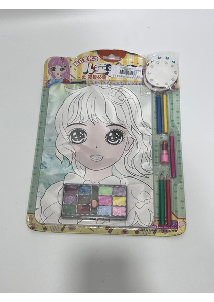 Make-Up Makyaj Boyama Stiker Kitabı