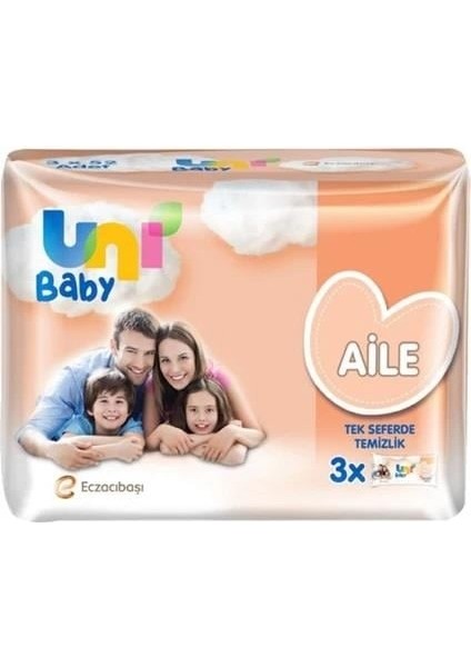 Aile Islak Mendil 3X52
