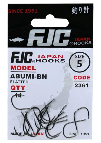 Hooks 2361 Abumi Black Nickel Iğne