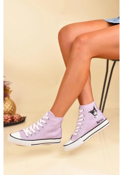 Kuromi Baskılı Bilekli Spor Ayakkabı Sneakers