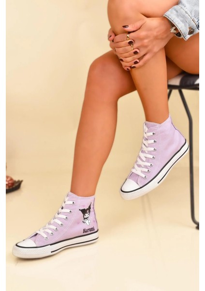 Kuromi Baskılı Bilekli Spor Ayakkabı Sneakers