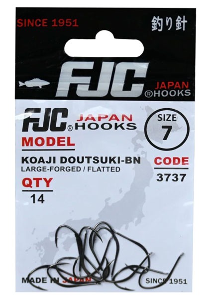 Hooks 3737 Koaji Doutsuki Black Nickel Iğne