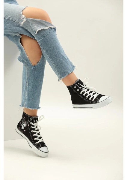 Kuromi Baskılı Bilekli Spor Ayakkabı Sneakers