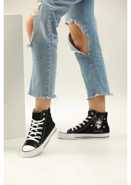 Kuromi Baskılı Bilekli Spor Ayakkabı Sneakers