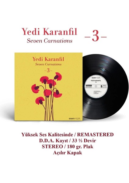Yedi Karanfil - 3 (Plak)