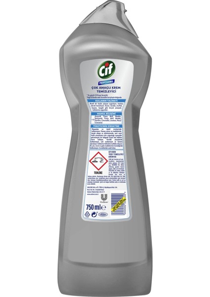 Professional Çok Amaçlı Krem Temizleyici 750 ml 69987046 16 Adet fiyatları