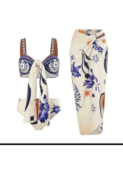 Mykonos Bikini Pareo Seti