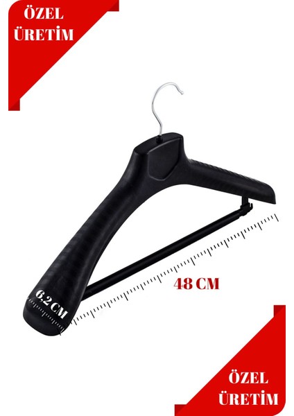 20 Adet 48 Santim Özel Üretim Ceket Askısı | Palto Askısı | Takım Askısı fiyatları