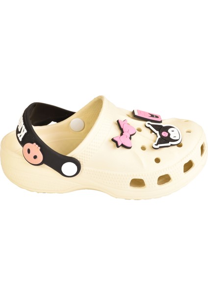 Kuromi My Melody Kız Çocuk Kaymaz Taban Terlik Havuz Plaj Sandaleti modelleri