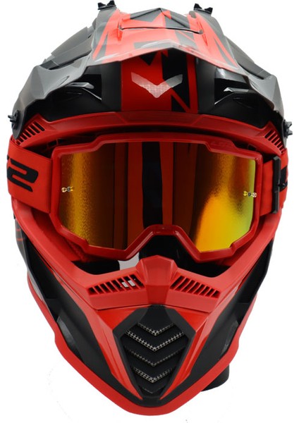 Charger Goggles Motokros Gözlük (Irıdıum Camlı) Kırmızı fiyatları