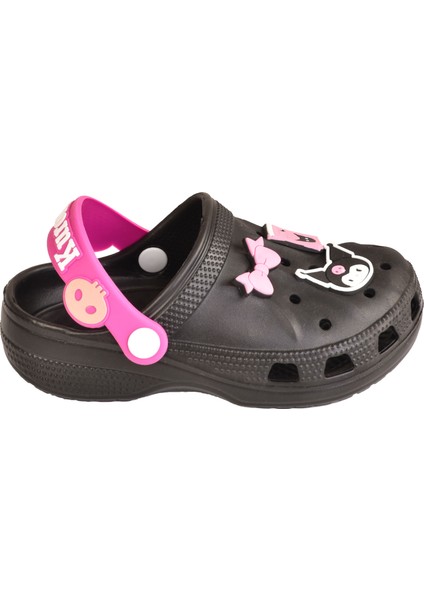 Kuromi My Melody Kız Çocuk Kaymaz Taban Terlik Havuz Plaj Sandaleti modelleri