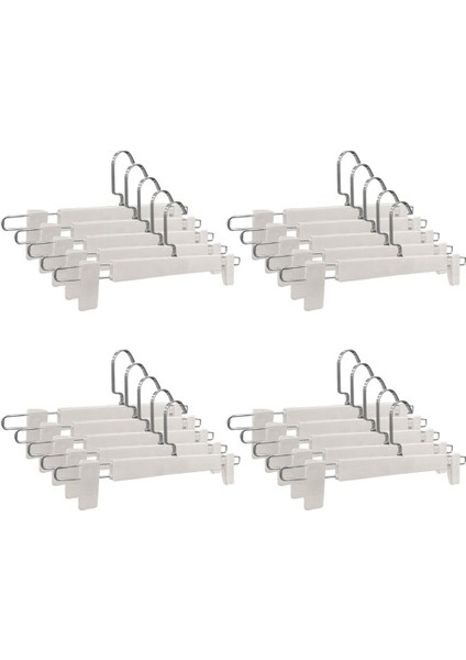 Abs Plastik 20 Adet Yüksek Kalite 30 cm Pantolon Askısı Etek Askısı Mandallı Askı modelleri
