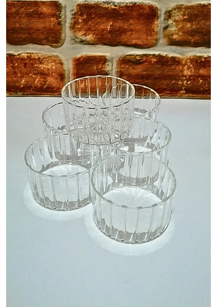 Cam Sufle Fırın Kabı-Fırın Kasesi-Borosilikat Kase- 6 ADET-220 ml