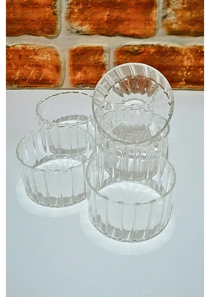 Cam Sufle Fırın Kabı-Fırın Kasesi-Borosilikat Kase- 6 ADET-220 ml