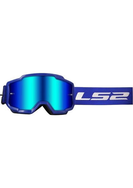 Charger Goggles Motokros Gözlük (Irıdıum Camlı) Mavi