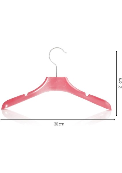 Pembe Plastik 30 cm Çocuk Askısı Çocuk Elbise Askısı Çocuk Kıyafet Askısı fırsatları