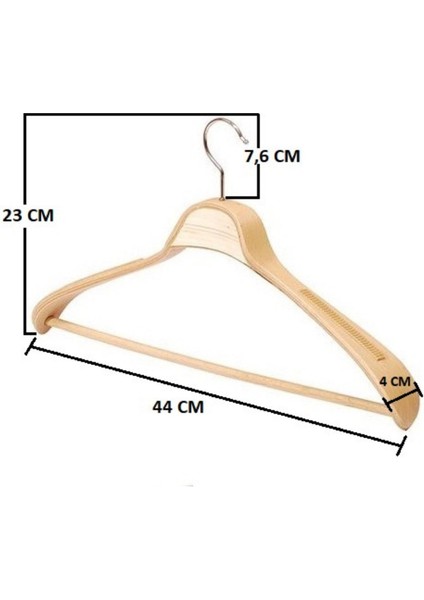5 Adet Yüksek Kalite 44 cm Ahşap Askı Ceket Askısı Takım Elbise Askısı Ahşap Elbise Askısı fırsatları