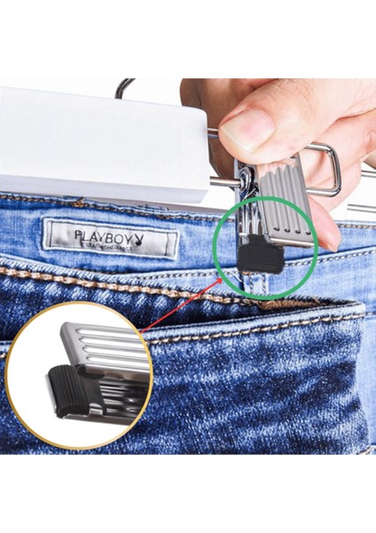 Delüks 3 Adet Ahşap Mandallı Pantolon Askısı Etek Askısı Elbise Askısı modelleri