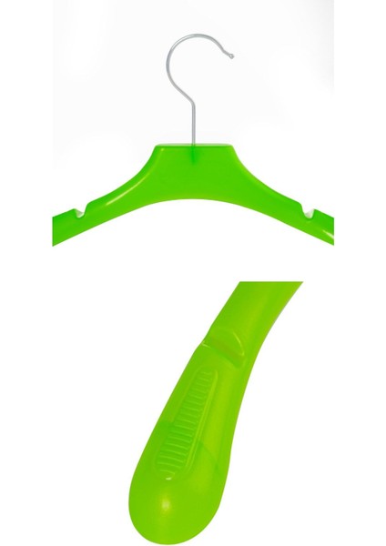 Yeşil Plastik 30 cm Çocuk Askısı Çocuk Elbise Askısı Çocuk Kıyafet Askısı modelleri