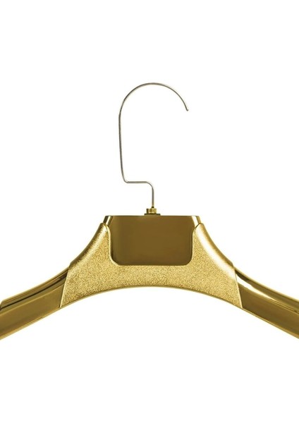 10 Adet Italyan Kanca Gold Kaplama Plastik Ceket Askısı Kıyafet Askısı fırsatları