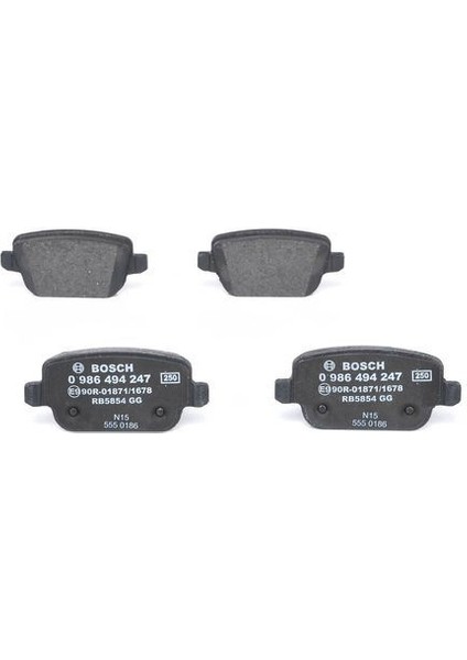 Arka Fren Balatası Mondeo Iv Ca2 07 14 S-Max 09 06 S-Max 09 Kuga I 08 12 Galaxy Iıı 06 Volvo S80 Iı 06 S80 07 V70 06 V70 07 XC70 06 Freelander 2 2.2 ME6G9J2M008GA-30794553-LR003657