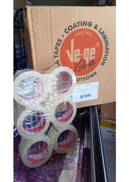Vege Kolı Bandı Gergedan 45X100 Seffaf 48 Lı Kolı